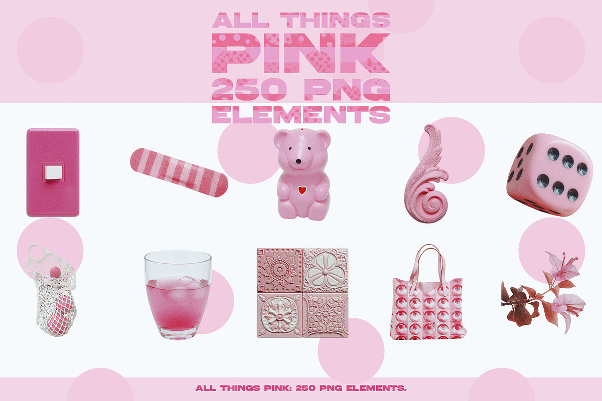 ALL THINGS PINK: 250 PNG Elements, an Object Graphic by Megan Aili Designs (Photo 9 of 17)