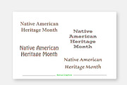 Native American Heritage Month, a Background Graphic by karenfoleyphoto (Thumbnail 7 of 7)