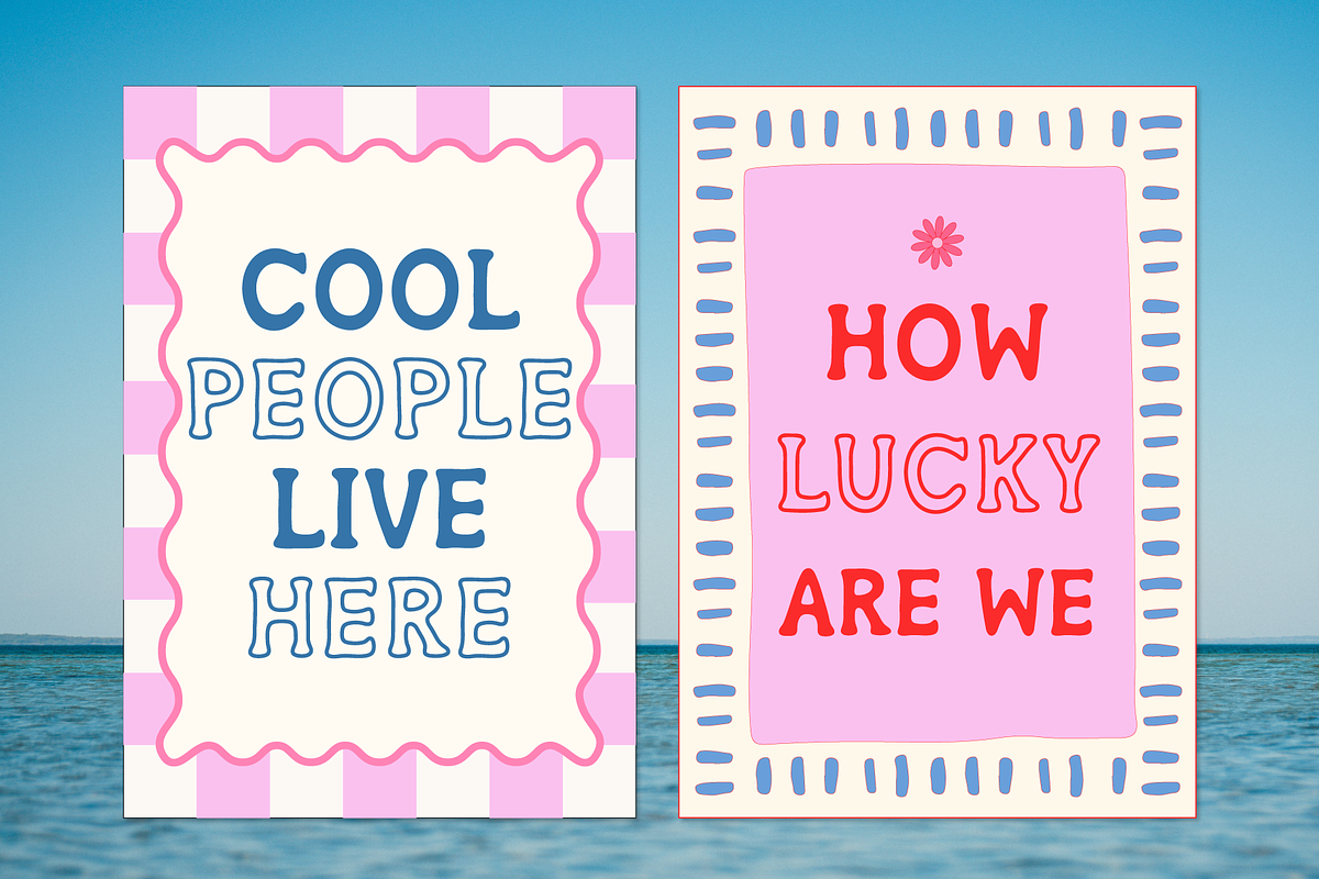 Midnight Voyage Summer Beach Travel, a Handwritten Font by Kaya Fonts (Photo 16 of 32)