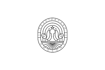 Rooster Line Logo, a Branding & Logo Template by sukrodesign