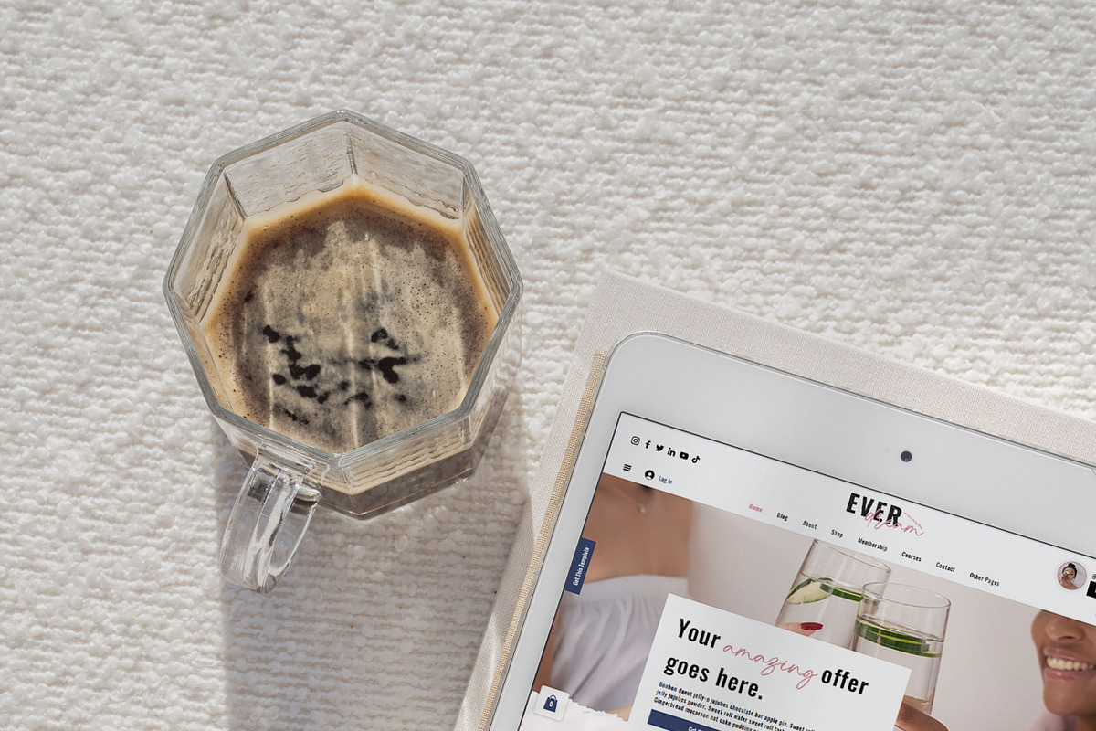 EverDream Wix Website Template, a Wix Template by Girl Boss From Home (Photo 4 of 7)
