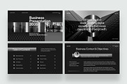 Dark Business Presentation Template, a Presentation Template by BrandPacks (Thumbnail 2 of 7)