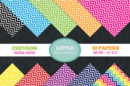 Chevron Digital Paper Pack