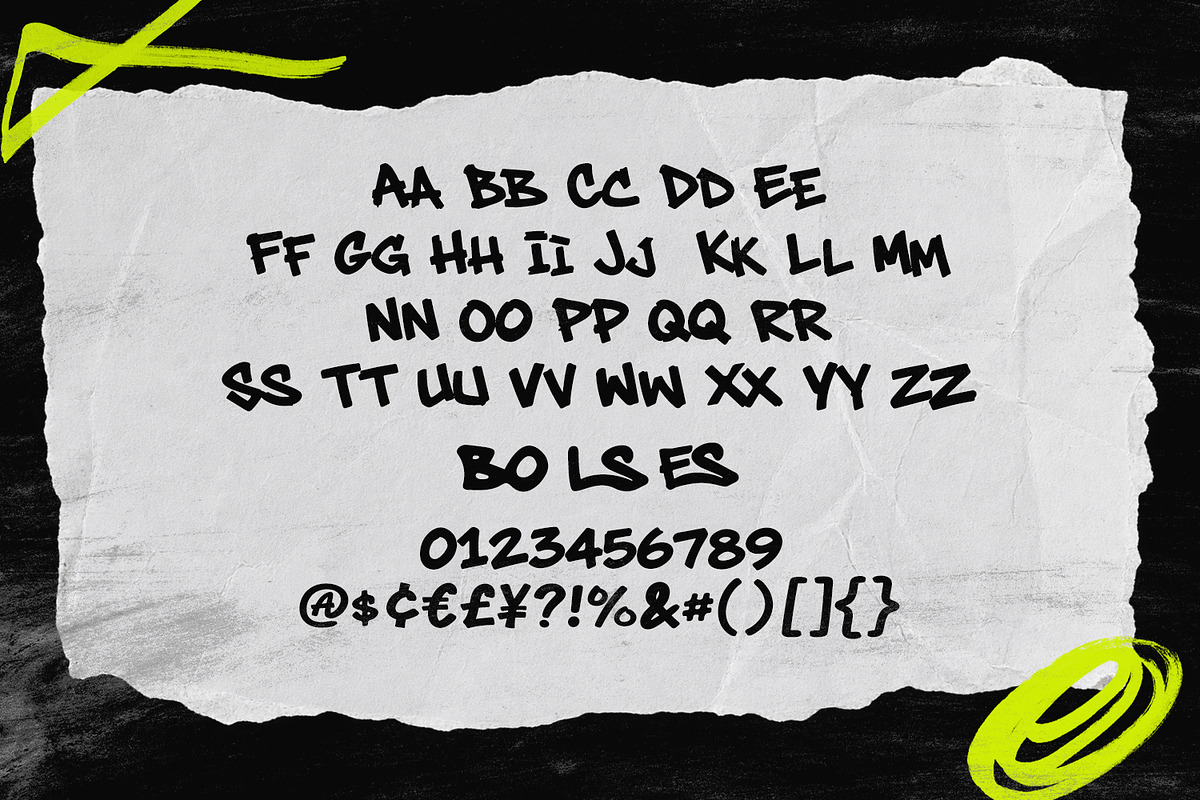 Strum Genks – Graffiti Display, a Handwritten Font by Black Junst (Photo 5 of 7)