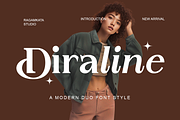 Diraline - Modern Serif Font, a Serif Font by RagamKata (Thumbnail 1 of 10)