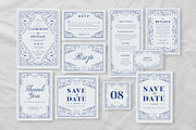 Decorative Wedding Invitation Suite, a Templates & Theme by Guuver (Thumbnail 6 of 6)