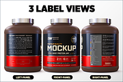 5lb Whey Protein Jar Mockup A1-Pro, a Packaging Mockup by Design Warlord (Thumbnail 6 of 16)
