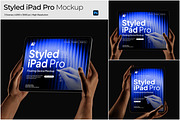 Styled iPad Pro Mockup, an iPad Mockup by Bartama Graphic (Thumbnail 1 of 5)