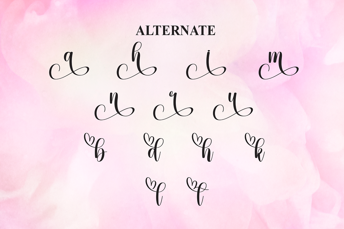 Barbie | Script Font, a Handwritten Font by Scratchones (Photo 8 of 9)