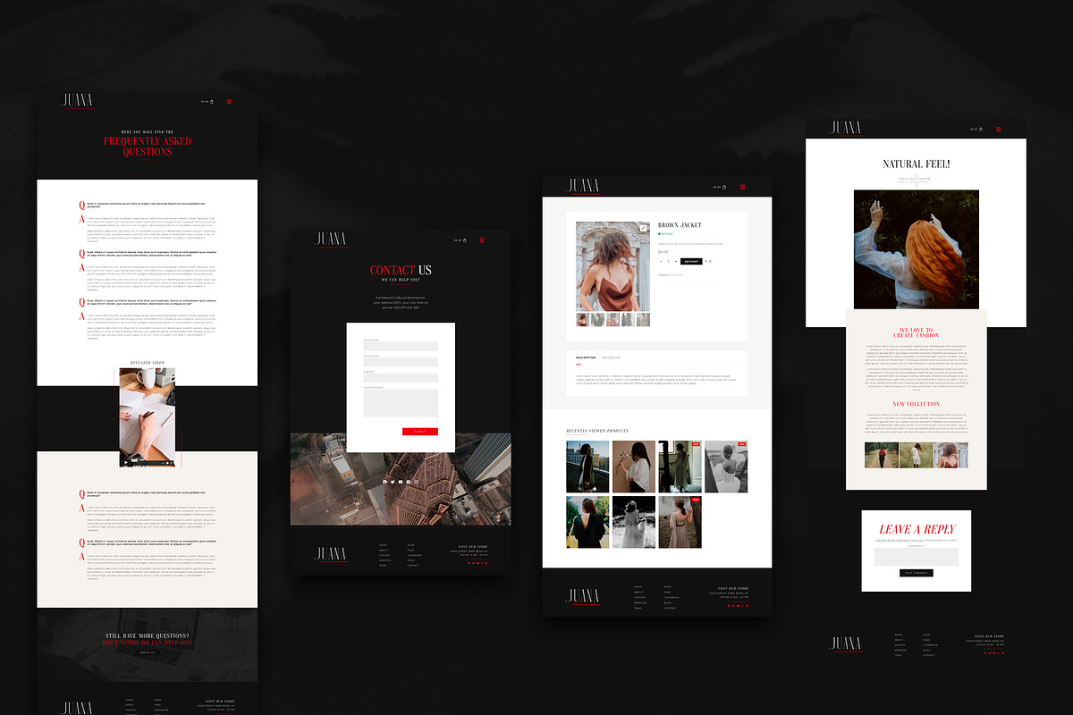 WordPress Elementor Template Kit, an UI Kit Template by Touringxx Creative Studio (Photo 4 of 5)