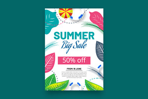 Summer Camp Flyer Layout Template, a Flyer Template by salahuddinuix