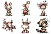 Magical Springtime Animals Clipart, an Illustration by Design Market (Thumbnail 4 of 4)