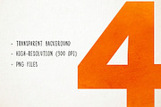 Watercolor Numbers Clipart, an Education Illustration by Paulaparaula (Thumbnail 3 of 3)