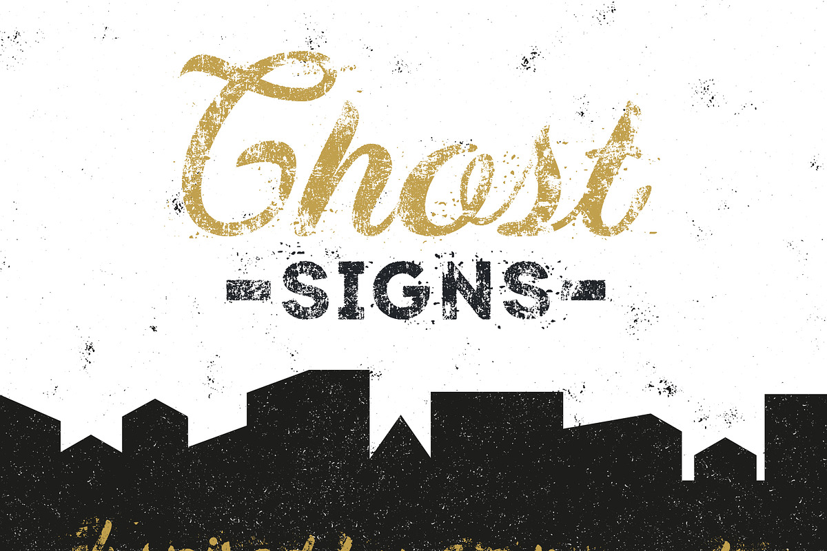 Ghost Signs for Adobe Illustrator preview 2