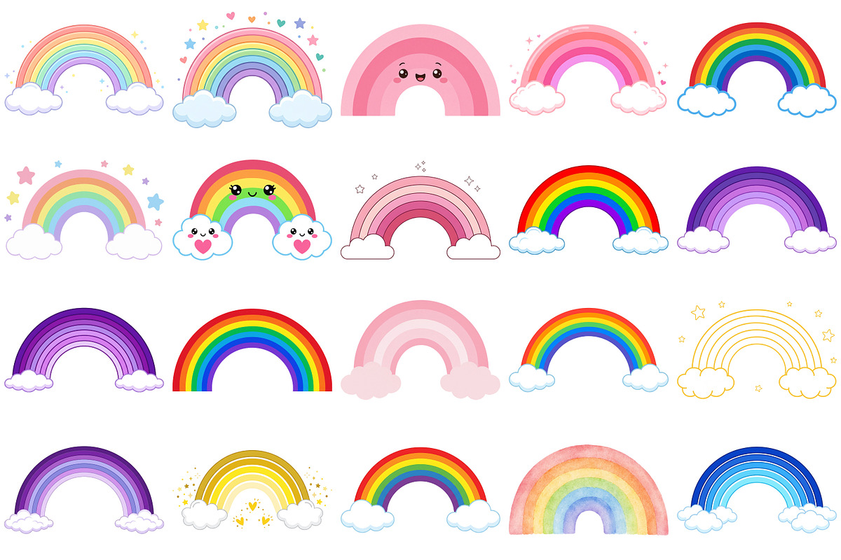 Rainbow Png, an Object Illustration by Forhadx5 (Photo 7 of 14)
