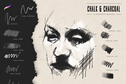 Chalk & Charcoal - Procreate Brushes, a Brush Add-On by AMStudio. (Thumbnail 3 of 6)