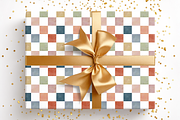 Serene Pastel Grid Seamless Pattern, a Pattern Graphic by OwlAndFern (Thumbnail 2 of 11)