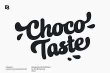 Choco Taste; Luscious Script Font
