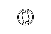 Natural Woman Face Logo, a Branding & Logo Template by Luxury Logos (Thumbnail 3 of 4)