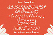 Doodle Cream - Handwritten Font Duo, a Handwritten Font by Littlehand (Thumbnail 10 of 10)