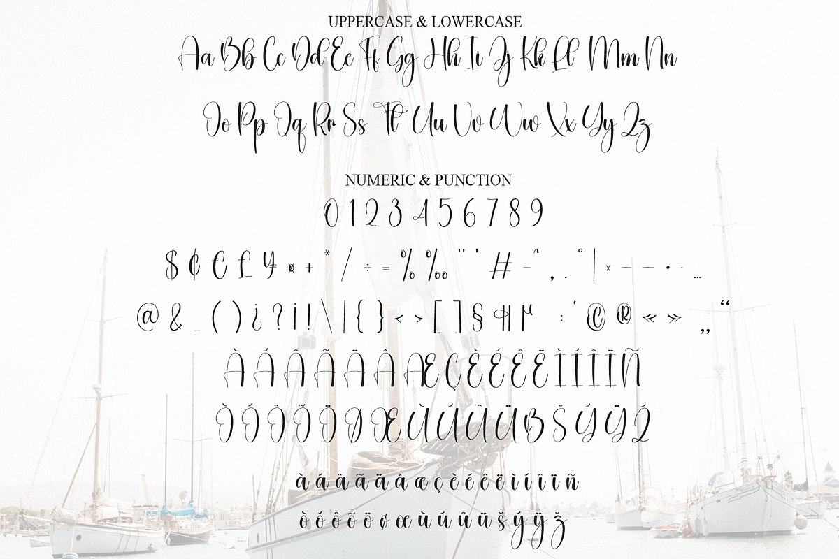 Sailing | Script Font, a Handwritten Font by Scratchones (Photo 7 of 9)