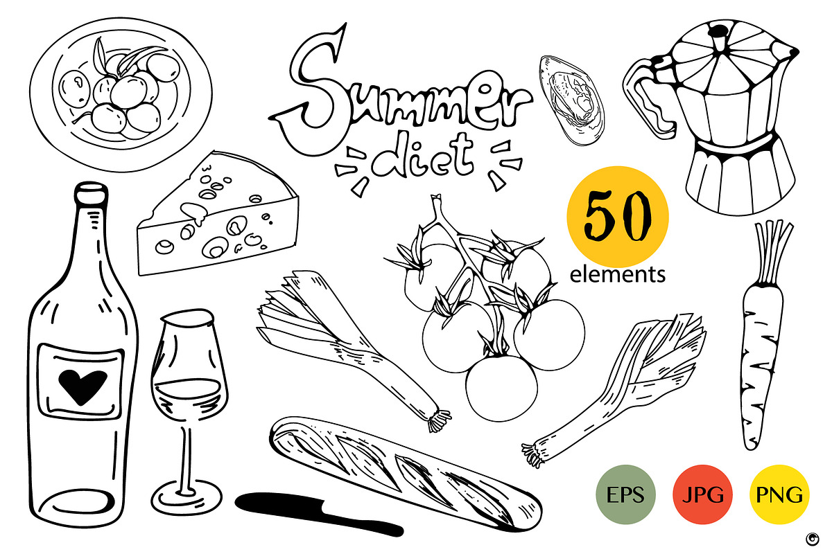 Summer diet, a Food Illustration by Olillia (Photo 5 of 5)