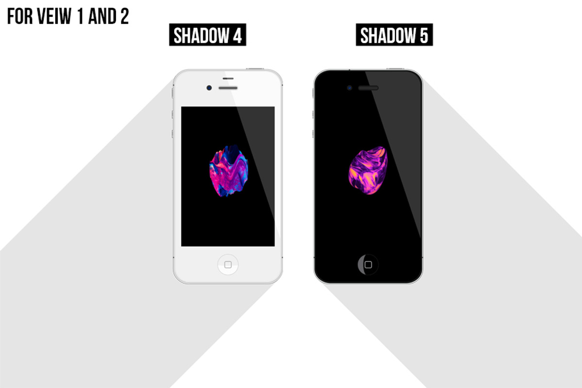 All iPhone Flat Vector MockUp, an iPhone Mockup by Alex_Yanko (Photo 5 of 8)