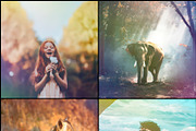 700 Abstract Light Leaks Overlays, a Brushes & More by Eldamar Studio (Thumbnail 2 of 5)