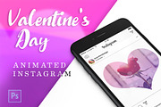 Animated Valentine's Day Insta Pack, a Social Media Template by BranderDesigns (Thumbnail 1 of 16)