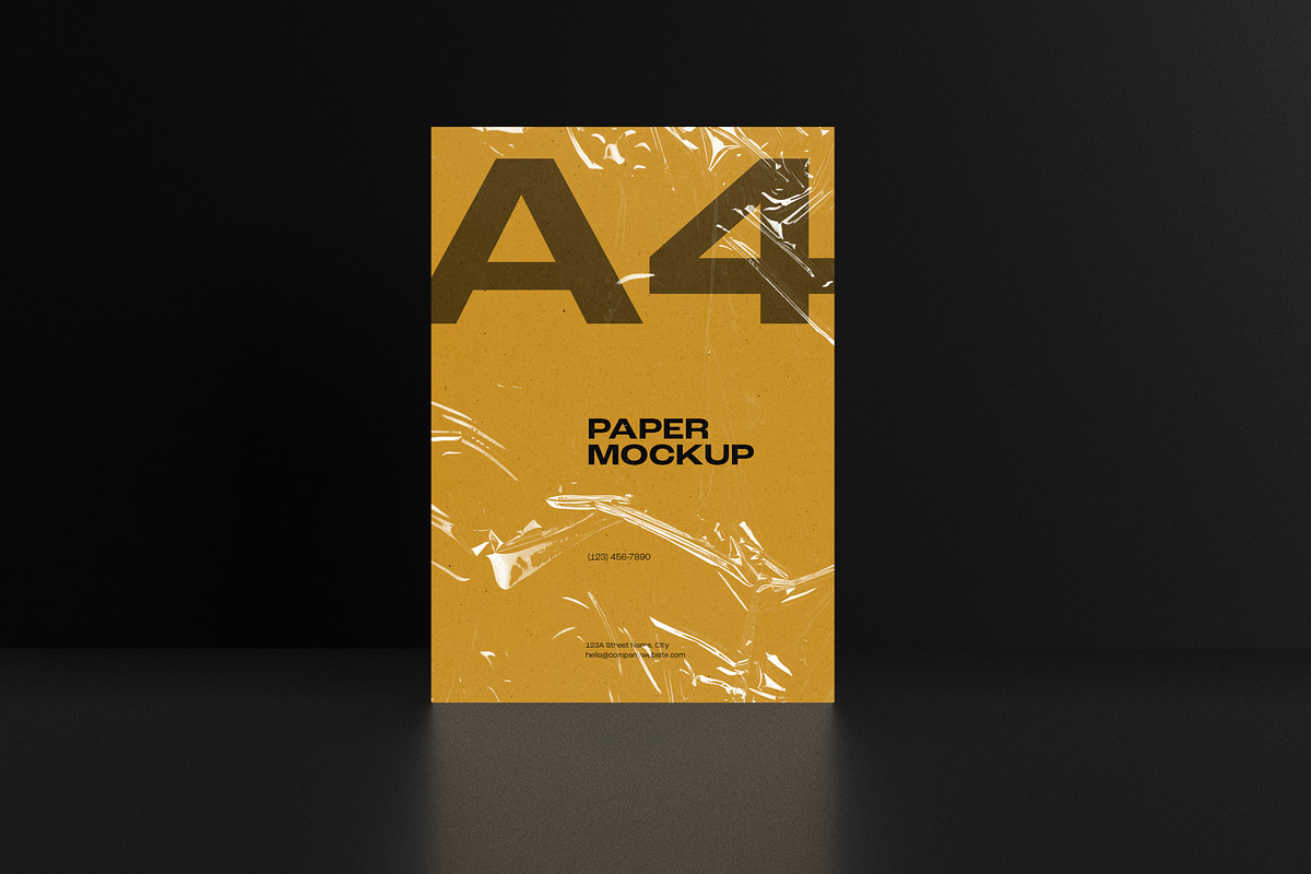 A4 Paper / Stationery Mockups, an Advertising Mockup by dpi (Photo 6 of 12)
