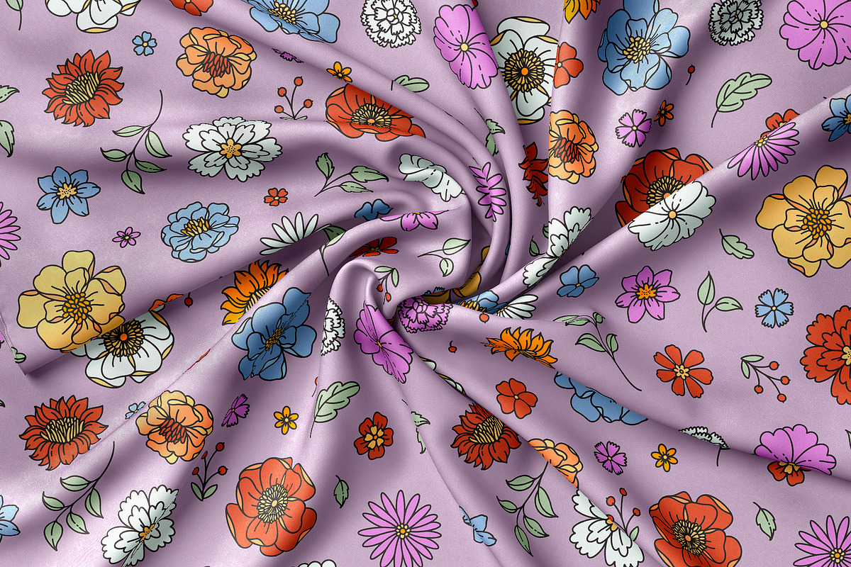 Groovy - Cliparts and Patterns, a Pattern Graphic by PatrushevaYana (Photo 12 of 14)