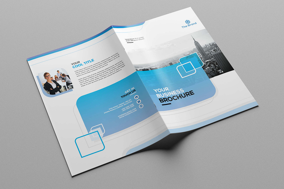 Corporate Bifold Brochure, a Brochure Template by GreenPixi (Photo 2 of 5)
