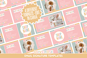 Pastel Email Signature Bundle, an Email Template by SunshineStudioBoutique (Thumbnail 1 of 9)
