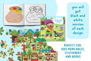 Funny dwarfs clipart and designs, an Object Graphic by Lexi Claus (Thumbnail 8 of 9)