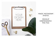 Animated Instagram photo. Mockup #16, a Social Media Template by Una Matison (Thumbnail 2 of 3)