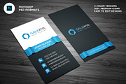 Creative Vertical Business Cards, a Business Card Template by Galaxiya (Thumbnail 1 of 8)