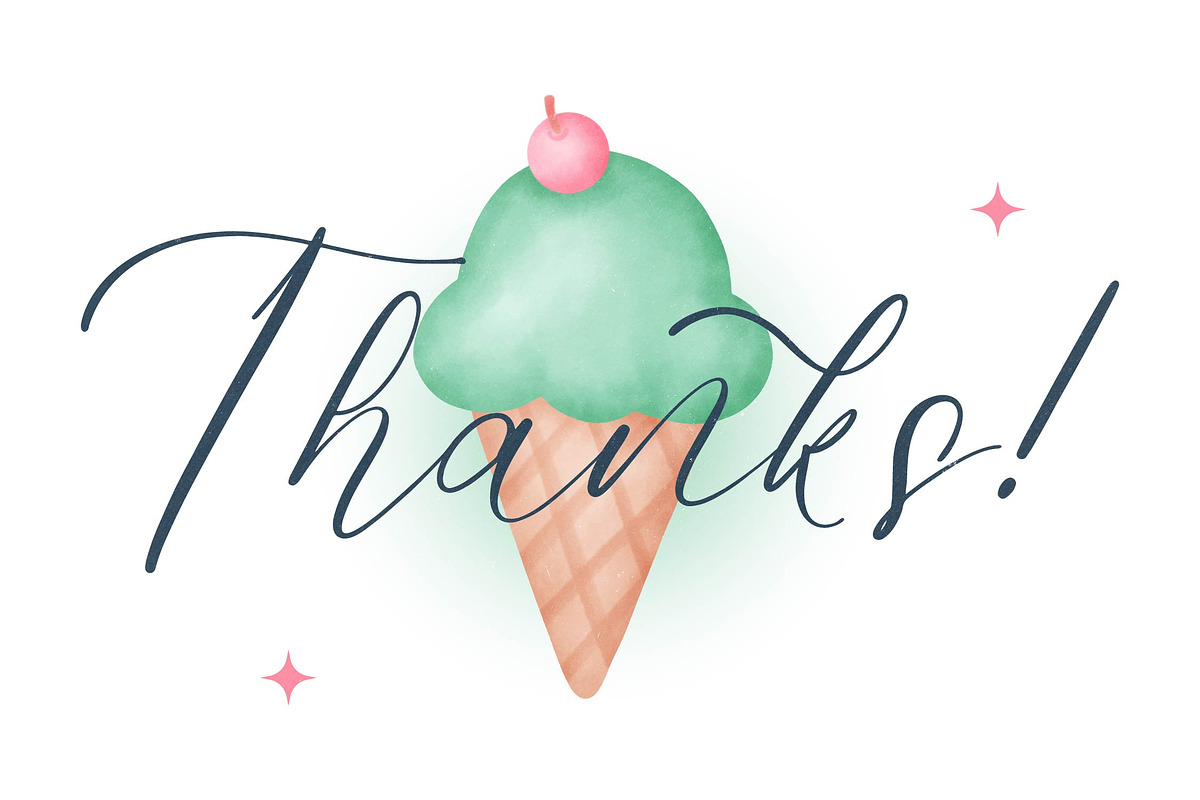 Sweetys Tasteria Modern Freestyle, a Script Font by Letterena Studios Script (Photo 15 of 15)
