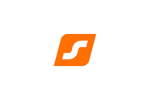 S sport logo template.