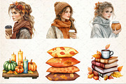 Watercolor Autumn Decor Clipart, an Illustration by Rose Art (Thumbnail 3 of 4)