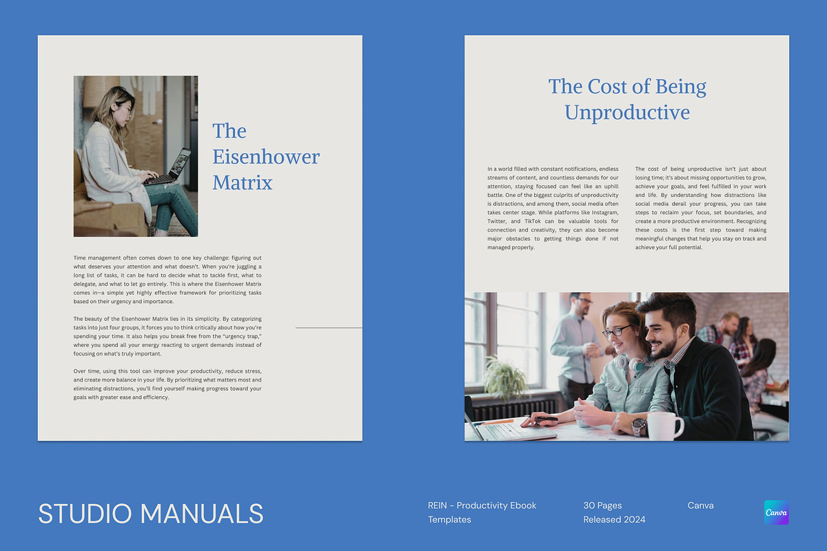 REIN – Productivity Ebook Template, a Social Media Template by Studio Manuals (Photo 1 of 8)