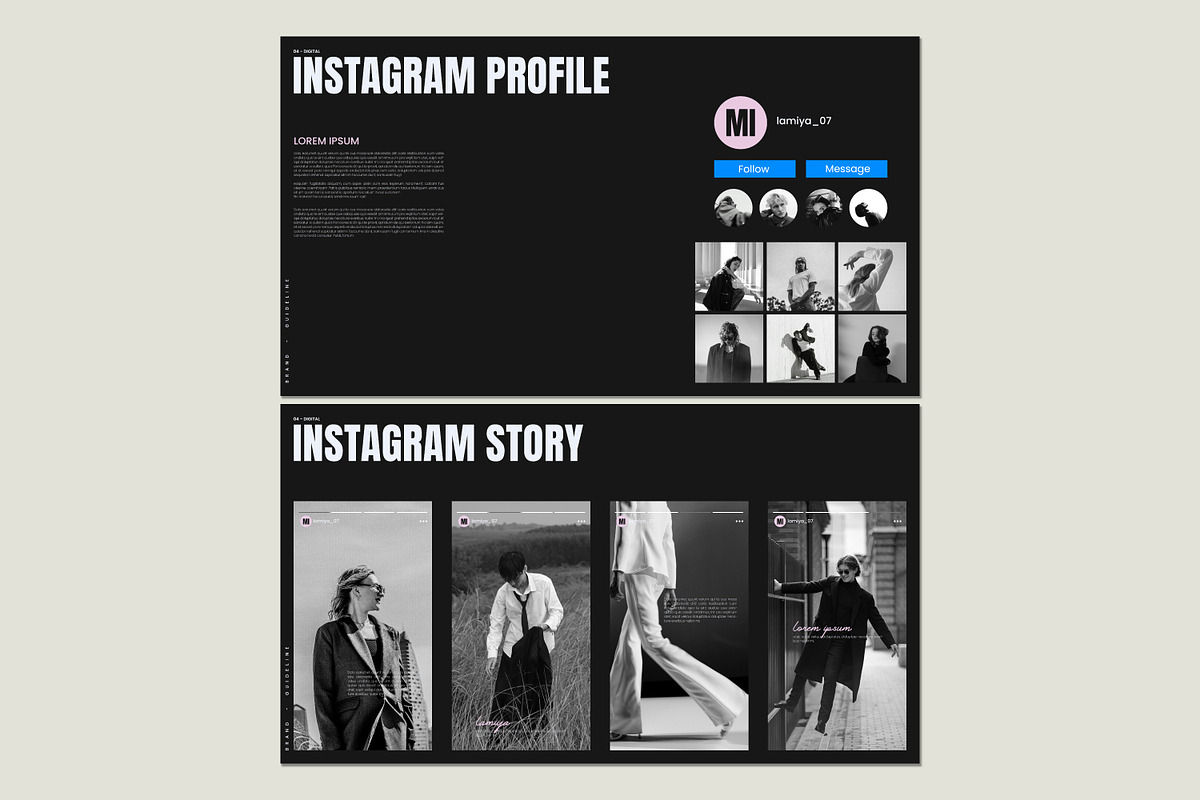 LAMIYA | Brand Guideline Template, a Presentation Template by shaondesigns (Photo 10 of 11)