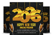 New Year Flyer, a Flyer Template by AfzaalGraphics (Thumbnail 1 of 2)