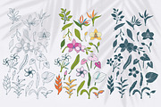 Summer florals & geometric patterns, a Decorative Illustration by CapriceMeDesigns (Thumbnail 4 of 18)