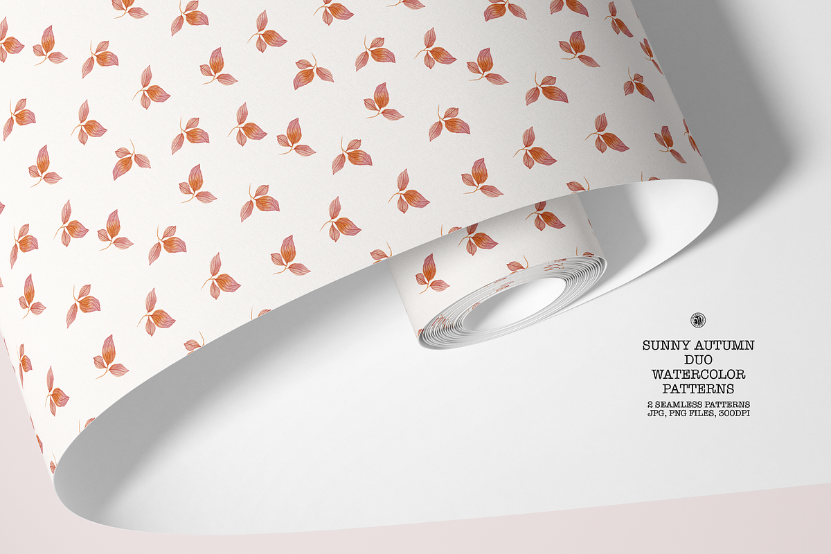 Sunny Autumn Duo Patterns, a Pattern Graphic by Webvilla Studio (Photo 5 of 7)