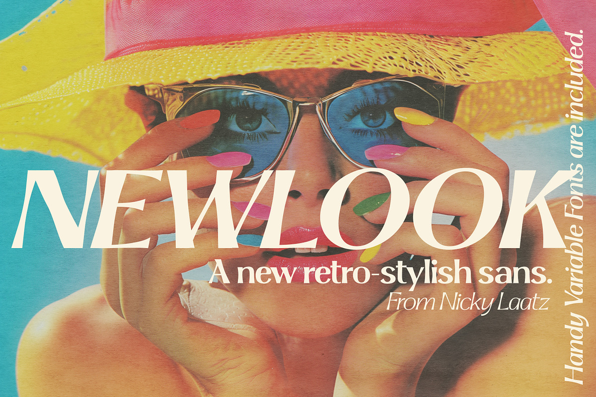 New Look Typeface ( +Variable Fonts), a Sans Serif Font by Nicky Laatz (Photo 35 of 35)