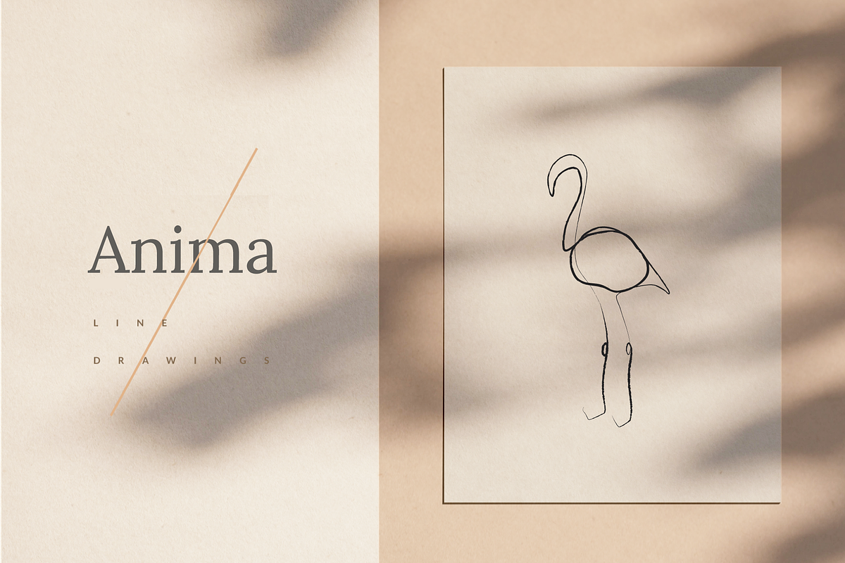 Animals - One Line Drawings, an Animal Illustration by Delightful Design (Photo 1 of 9)