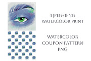 Watercolor Eye, a Person Illustration by Volha (Thumbnail 3 of 5)