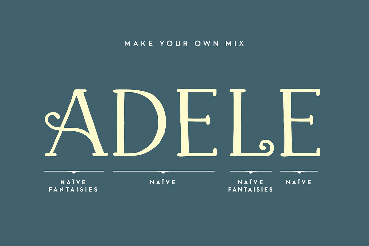 Naive Bold & Fantaisies, a Handwritten Font by S&C Type (Photo 2 of 6)