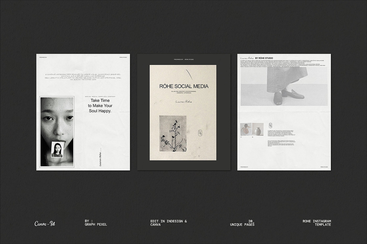 Róhe | Social Media Template Canva, a Social Media Template by Graphpexel (Photo 2 of 8)