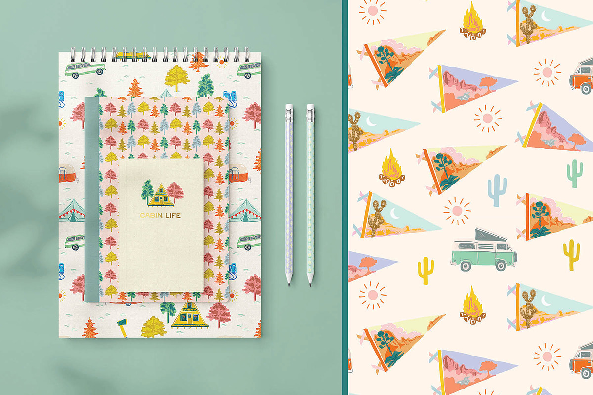 Camping Outdoors Illustrations, an Object Illustration by Antiquaria (Photo 4 of 7)